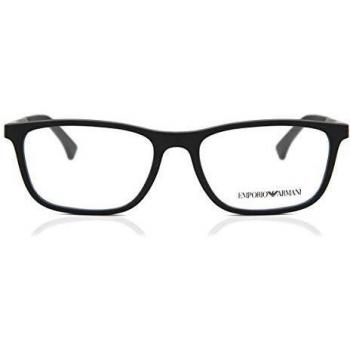 Emporio Armani EA3069 5001 Men's Eyeglasses Black Size 53