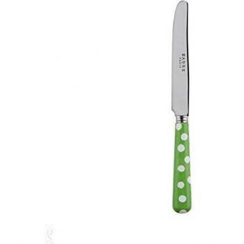 Green Sabre 17 cm White Dots Breakfast Knife
