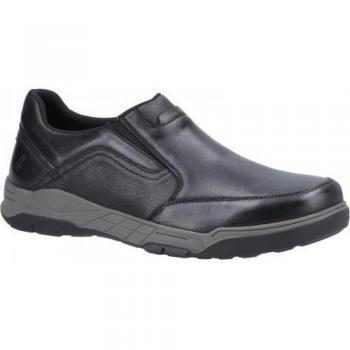 Hush Puppies Herren Fletcher Lederschuhe Kaffee Braun 12 UK