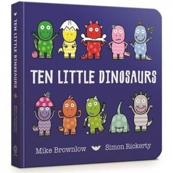Ten Little Dinosaurs Board Book