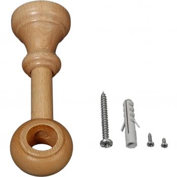 Liedeco Träger Thüringen, einläufig, für Ø 28 mm Gardinenstangen