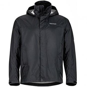Marmot PreCip Herren Regenjacke, Hardshell, winddicht, wasserdicht, atmungsaktiv, schwarz