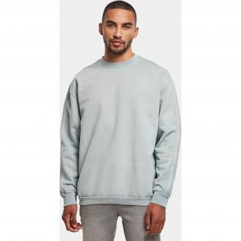 Urban Classics Heavy Terry Garment Dye Crewneck, Zomerblauw