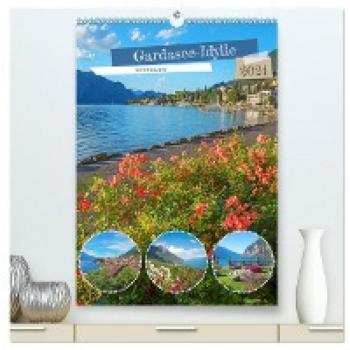 SusaZoom, SusaZoom: Gardasee-Idylle 2024 (hochwertiger Premium Wandkalender 2024 DIN A2 hoch), Kunstdruck in Hochglanz