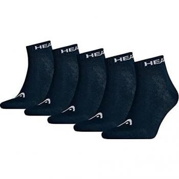 Calcetines Head 5 pares unisex deportivos cortos azul marino 9-11