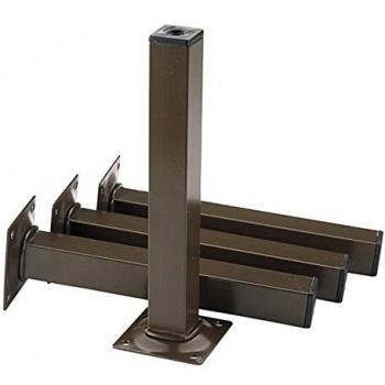 Soporte de Mueble Blanco 25x25mm, 700mm de Altura – Juego 4 Unidades