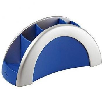 Support de Stylos Durable Vegas Couleur Argent/Blue