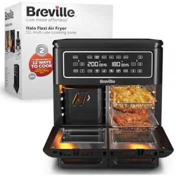 Breville Halo Flexi VDF130 Dual Air Fryer Black
