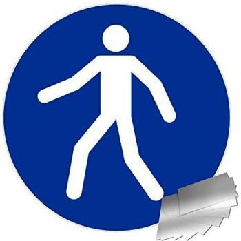 Ø300mm Alu Panneau Obligation d'Utiliser Le Passage – 4011349