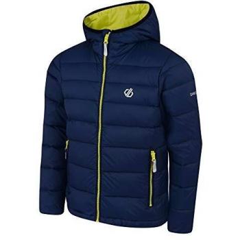 Dare 2b Unisex Kinder Reload Premium Daunenjacke Wasserabweisend Kapuze Outdoor Winterjacke XXXX-Large Blau