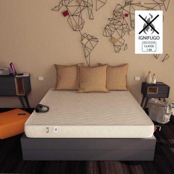 Baldiflex Hotel Easy Materasso Ignifugo 24 cm Matrimoniale 140x190