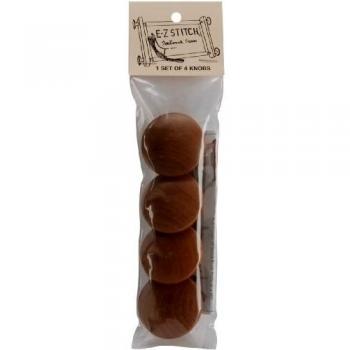 American Dream 4-Pack Oak Frame Knobs, Brown