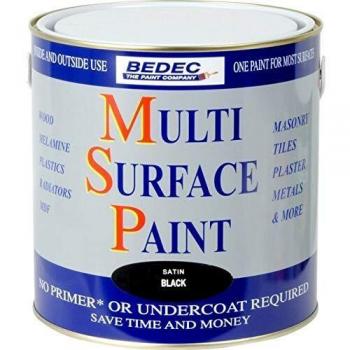 Bedec Multi Surface Paint Anthracite Grey Soft Satin 750ml
