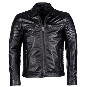 Lederjacke MAZE William Gr. M, schwarz, Herren