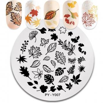Flower Patterns Nail Stamping Templates