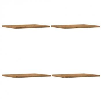 Tablas de estantería 4 unidades madera roble Sonoma 40x30x1,5 cm
