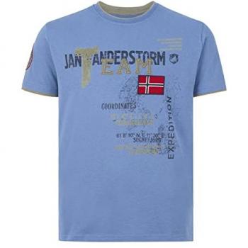 Herren T-Shirt SÖLVE blau Größe XXL