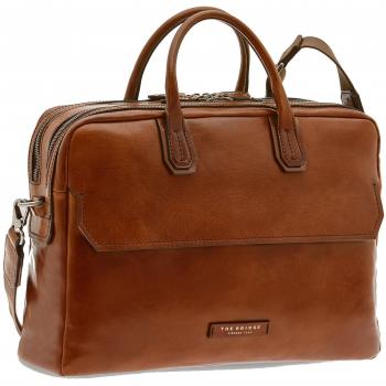 The Bridge Williamsburg 42 cm Brown Leather Laptop Bag