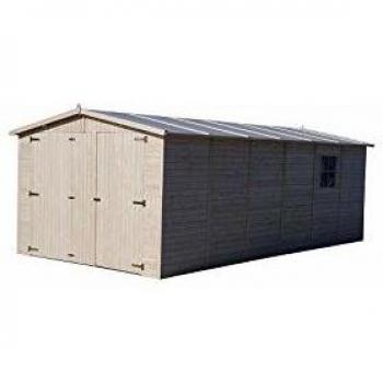Garaje de Madera Gardiun Mikhail II 20 m² Exterior 616x324x192/222 cm