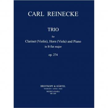 Trío en Si Mayor Op. 274 para Clarinete, Viola (Trompa) y Piano