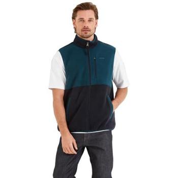 Mens Navy Pensford Microfleece Gilet – L