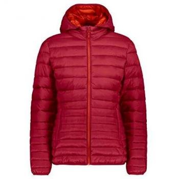 CMP Daunenpullover für Frauen, 3‑Zone-Variante, ZIP-Kapuze, Größe 46 – Granita-BITTER