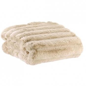 Plaid Astrid Naturel Grand Format