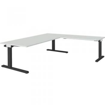 MAUSER 2000x900mm Interlinked Desk with Right Extension