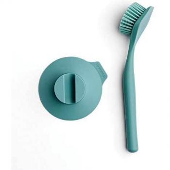 Cepillo de Fregar Brabantia con Ventosa, Verde Menta, 11 x 23.5 x 6 cm