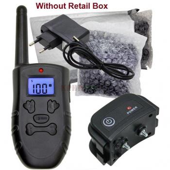 Collar de entrenamiento para perros, eléctrico, con pantalla retroiluminada, totalmente impermeable IP67, recargable, para 1 perro
