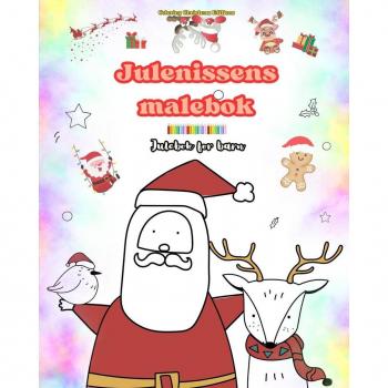 Julenissens malebok | Julebok for barn | Søte vinter