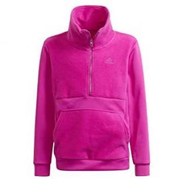 Sweatshirt Fleece Enfant adidas Demi-Zip Rose 13/14 ans