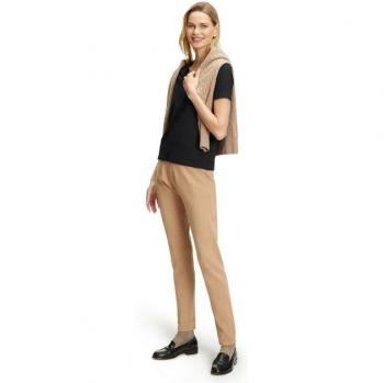 Maglietta Donna Collo a V in Cotone Nero Falke XXL