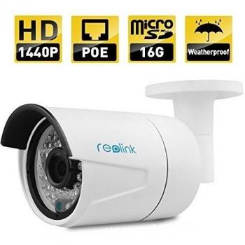 Reolink RLC‑410S Cámara IP 4Mpx con MicroSD y Alerta por Correo