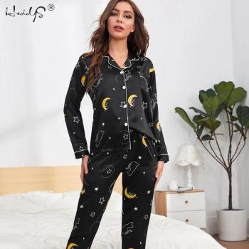 Set Pijama Satin Glamour Mujer Grande