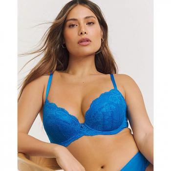Azure Velvet Lingerie Bra – 32F