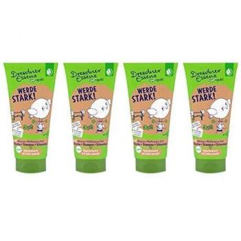 Stärke‑Boost Pack: 4 x 200 ml Dreckspatz Duschbad & Shampoo – Kraft für dich
