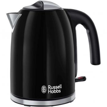 Russell Hobbs Colour Plus Kettle Jet Black, 1.7 Litre | 20413