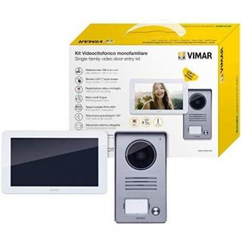 VIMAR K40935 Visio-Home 1 Famille : interphone + plate de rue, 7” écran