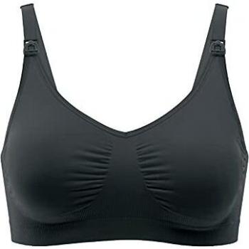 Medela Bra de maternidad y lactancia en negro, L