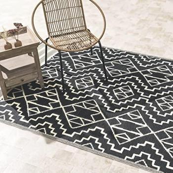 Tapis Kilimandjaro Noir – Taille 180 × 120 cm, Livraison Gratuite