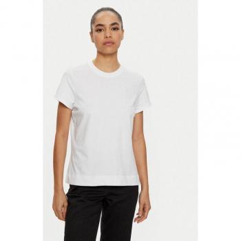 Refined White Crew Neck T‑Shirt for Women