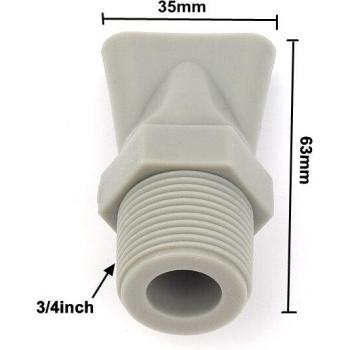 Entenschnabel Sprinkler Düse 1/2 Zoll