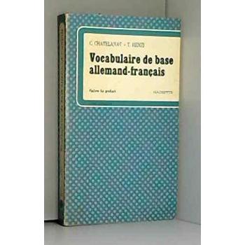 Vocabulaire de base allemand-francais