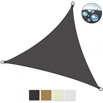 Parasol triangular SolVision 300x300 cm color antracita