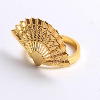 Pack de 12 Hebillas de Papel con Anillos para Toallas y Servilletas