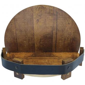 Étagère barware en bois vintage