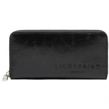 Liebeskind Elvira Geldbörse Leder 19 cm Schwarz Damen
