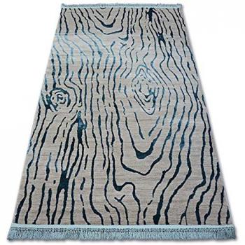 Tappeto Manyas 195AA frange blu 160x230 cm