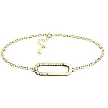 Sofia Milani Zirkonia Oval Armband 925 Silber